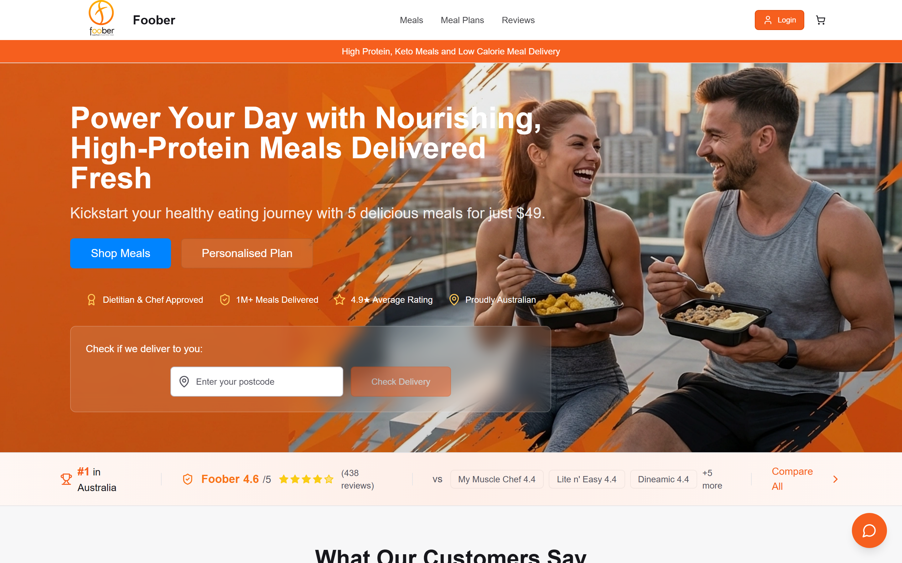 Foober — Healthy Meal Delivery