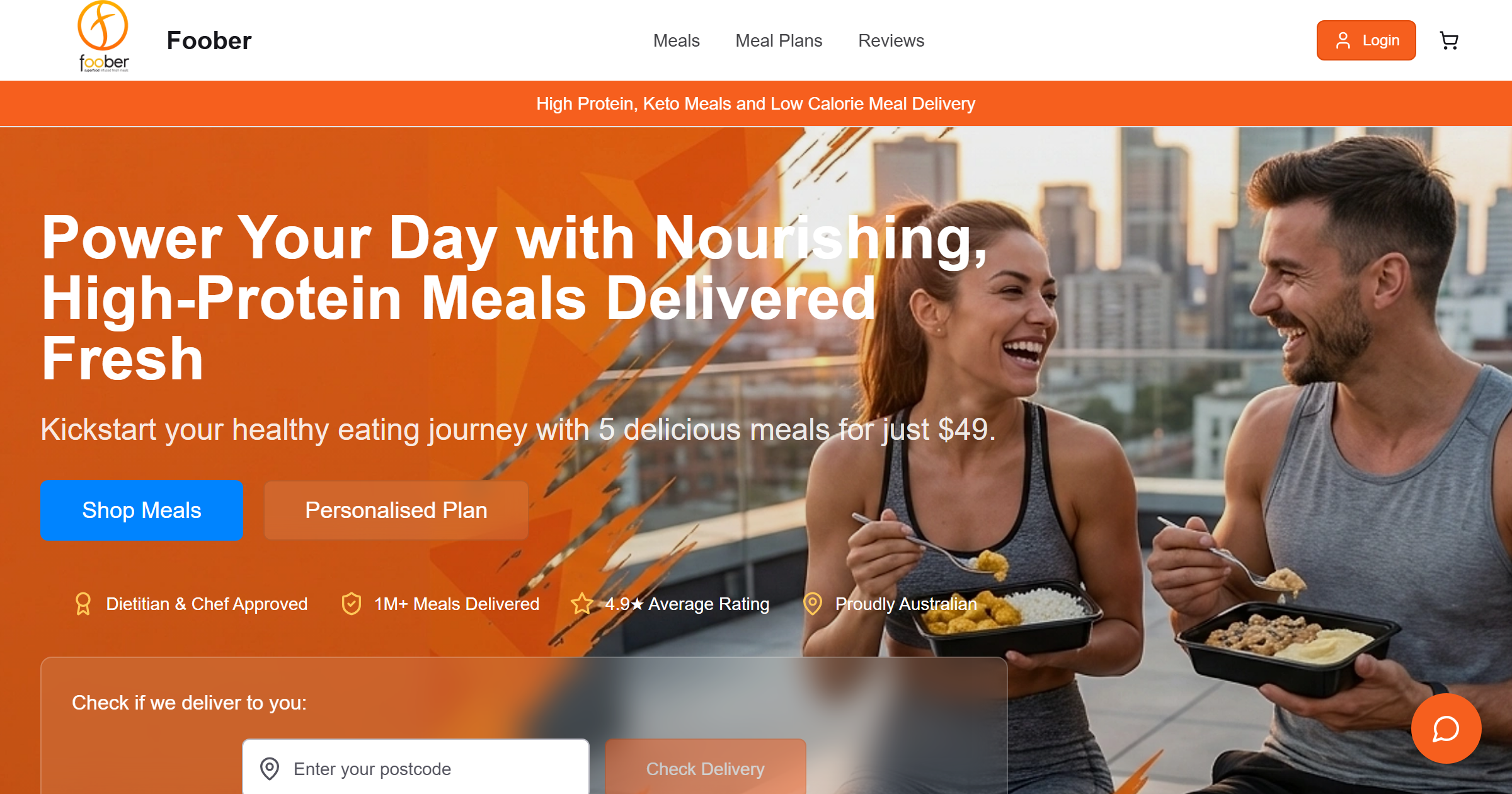Foober — Healthy Meal Delivery